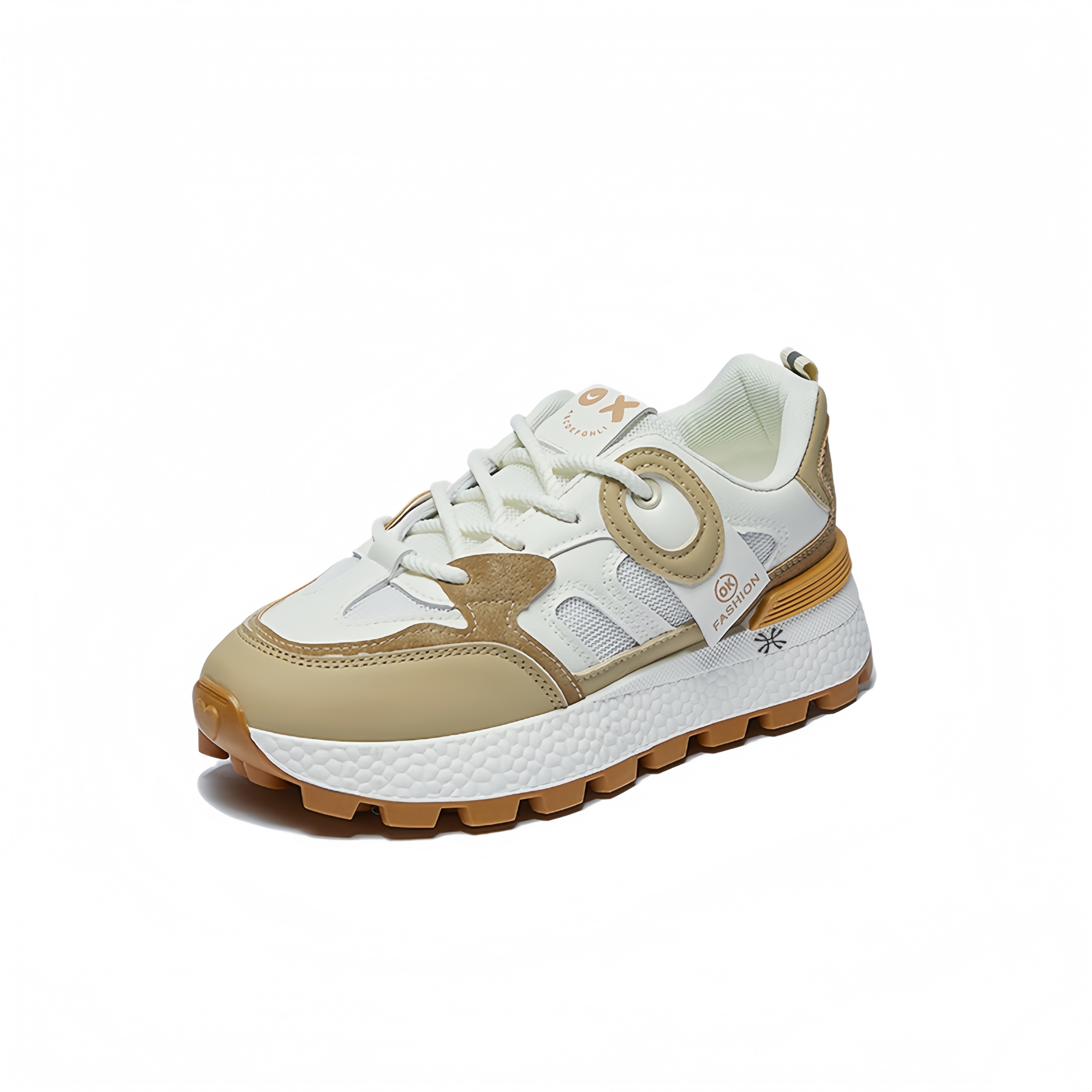 

Амортизирующие износостойкие детские повседневные кроссовки YUZHAOLIN, бежевый/хаки