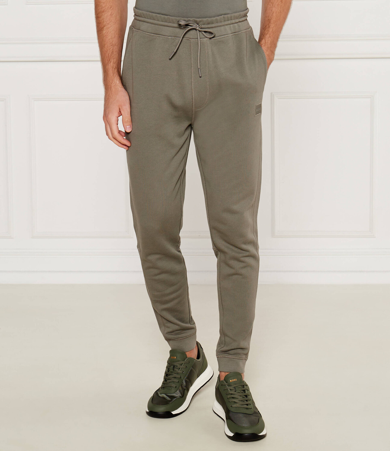 

Спортивные брюки BOSS ORANGE Sestart Regular Fit, зеленый