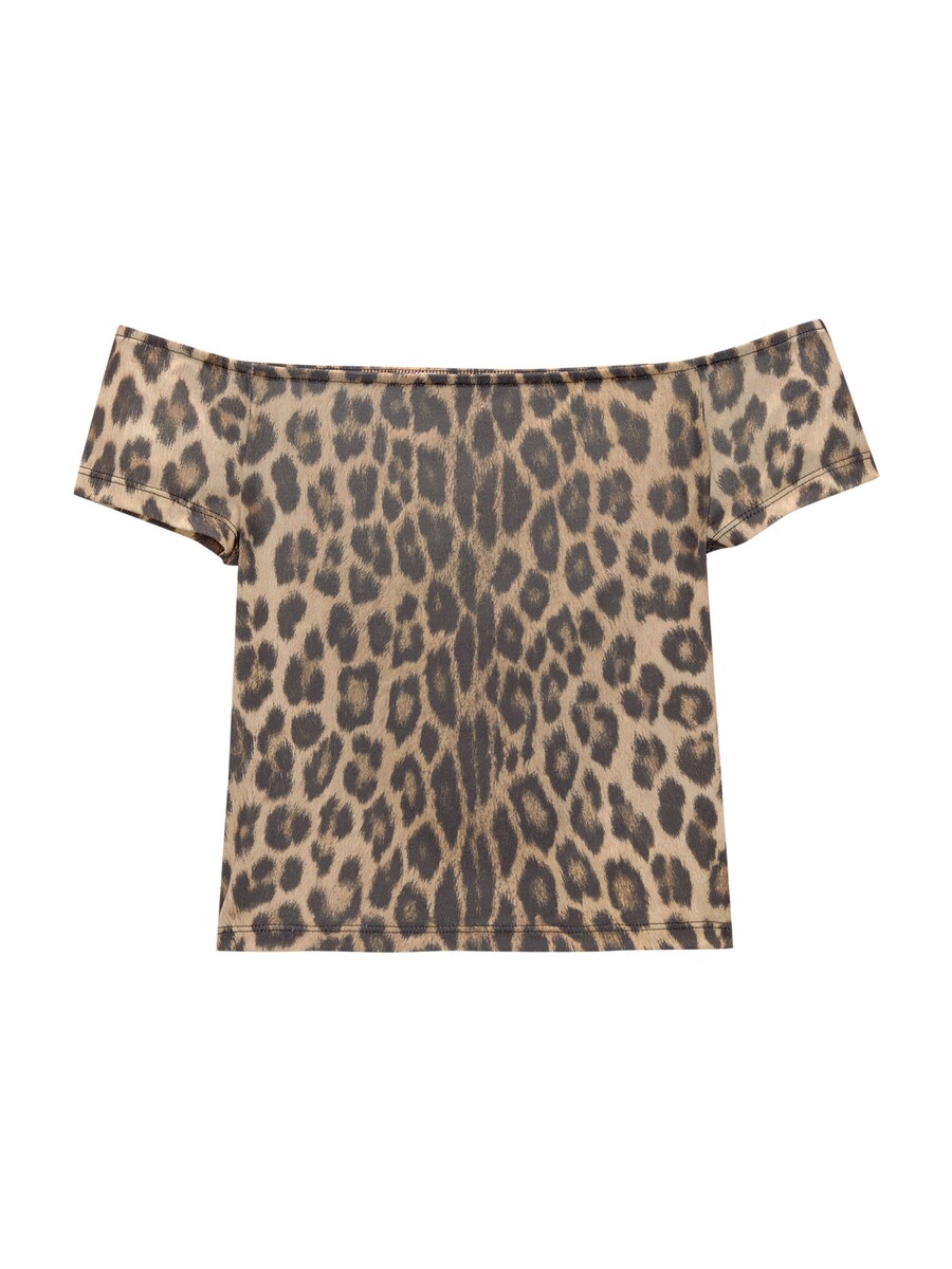 

Топ Pull&Bear, коричневый