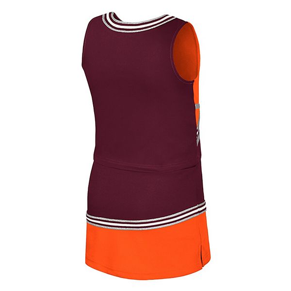 Детский двухкомплектный сет Virginia Tech Hokies Lollipop Park Cheer цвета маренго Colosseum — фото 4