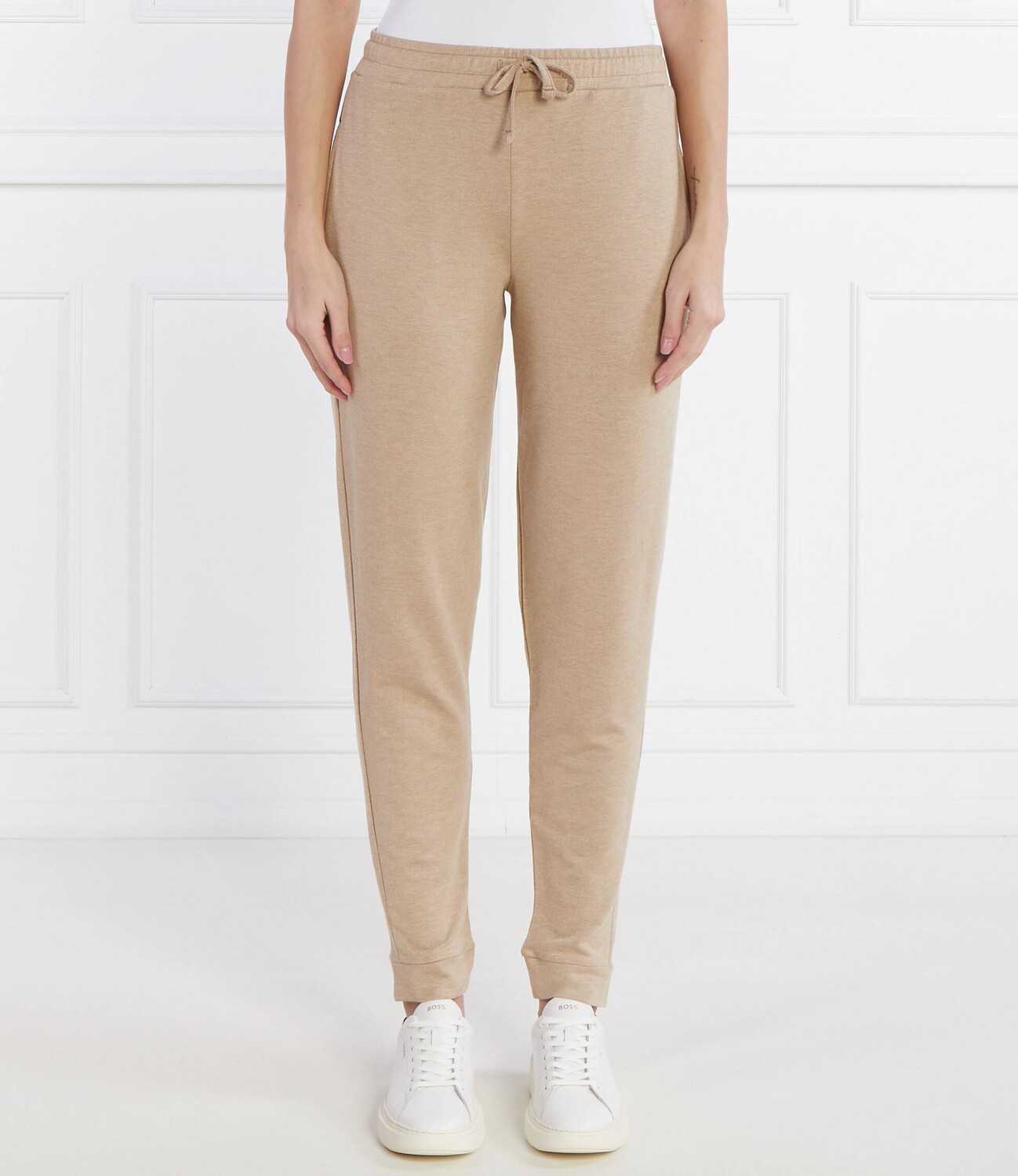 

Спортивные брюки BOSS BLACK Regular Fit, бежевый