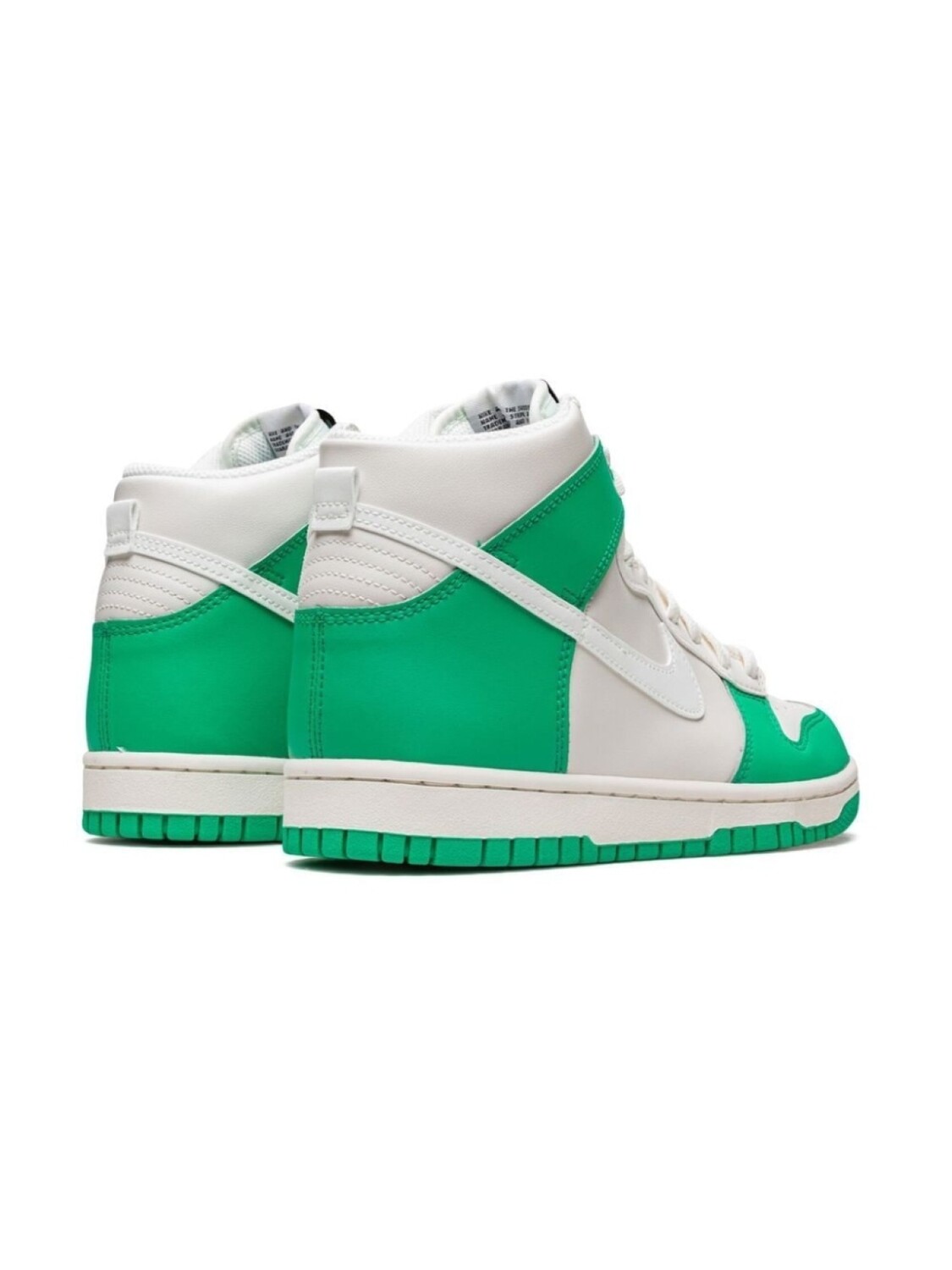 Nike Kids кроссовки Dunk High, зеленый — фото 3