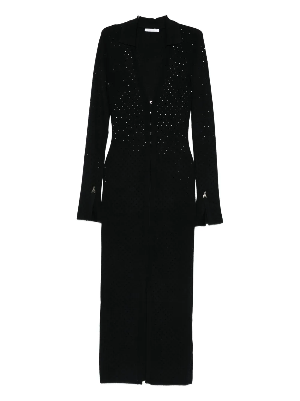 

Миди-платье с украшенными пуговицами спереди Patrizia Pepe, черный