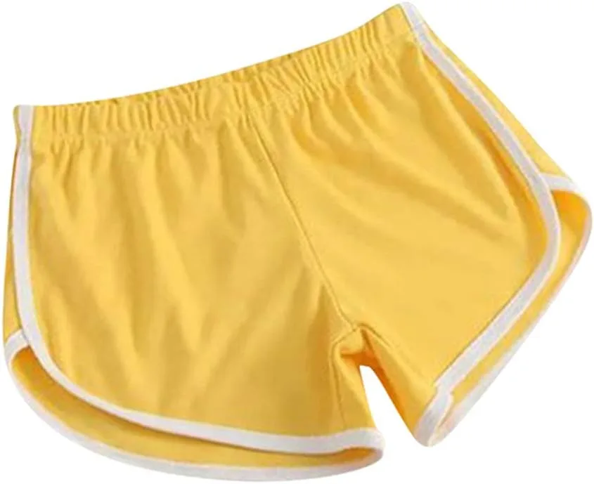 

Беговые шорты для женщин Dolphin Hem Quick Dry с эластичным поясом