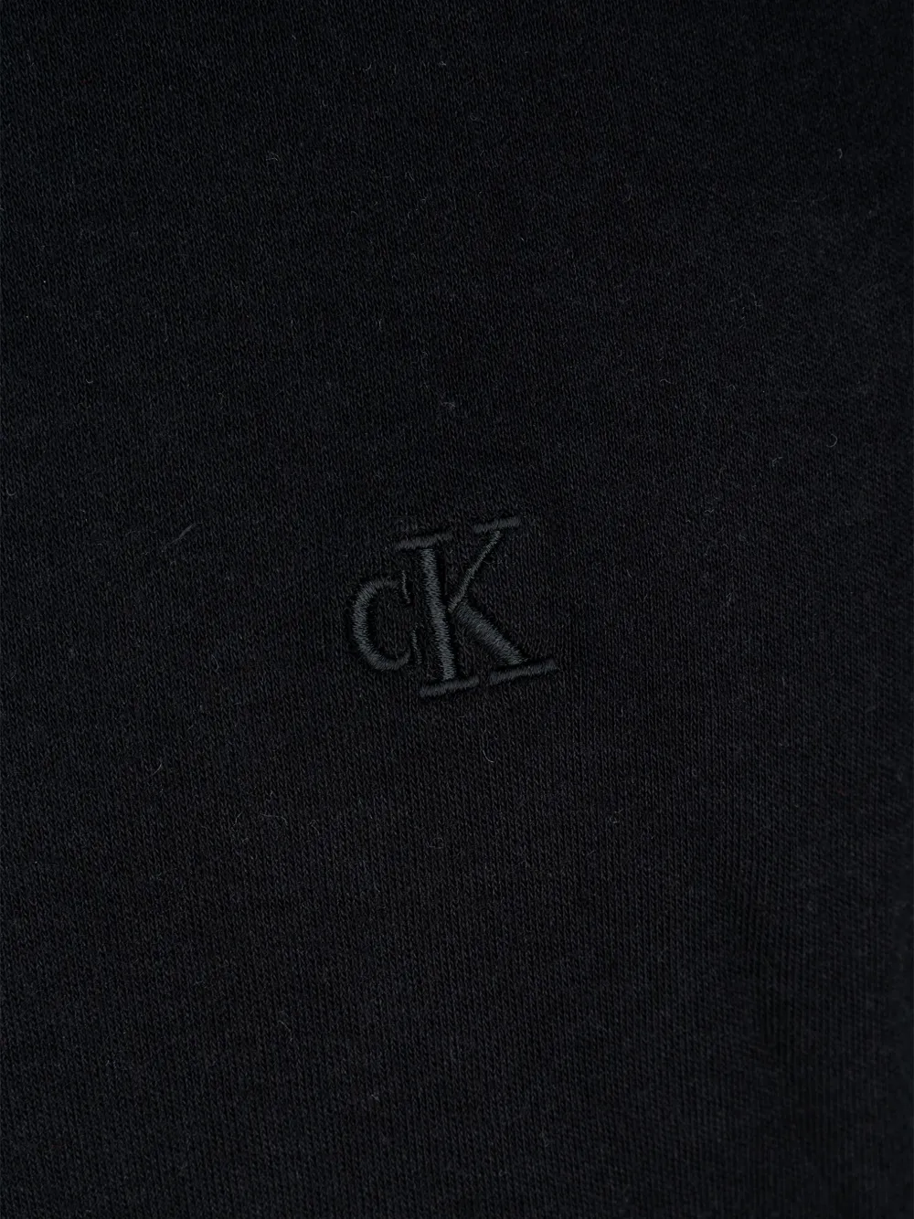 Вышитое поло Calvin Klein, черный — фото 3