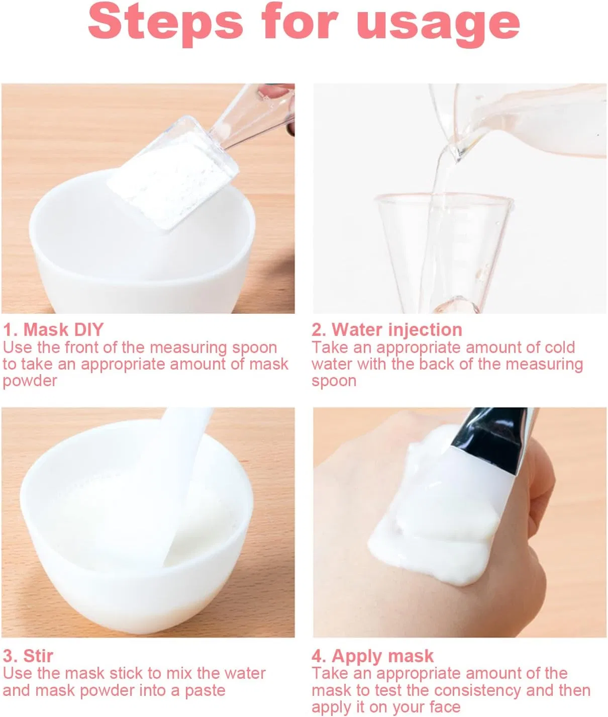 Набор для DIY масок Semme с миской, лопаткой и ложкой — фото 4