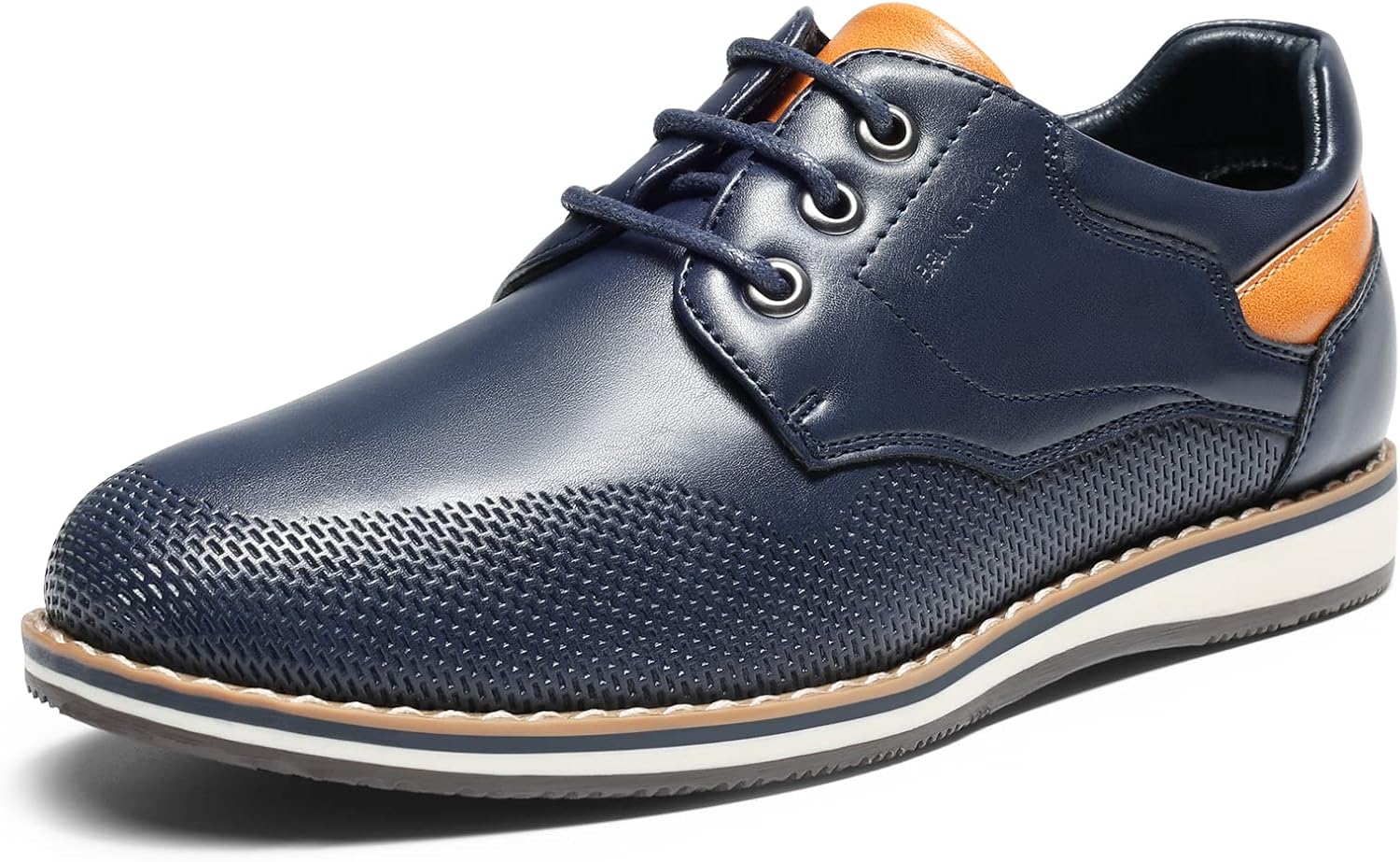 

Повседневные туфли Брюно Марк для мальчиков Oxford с комфортом для школьной формы Bruno Marc, синий