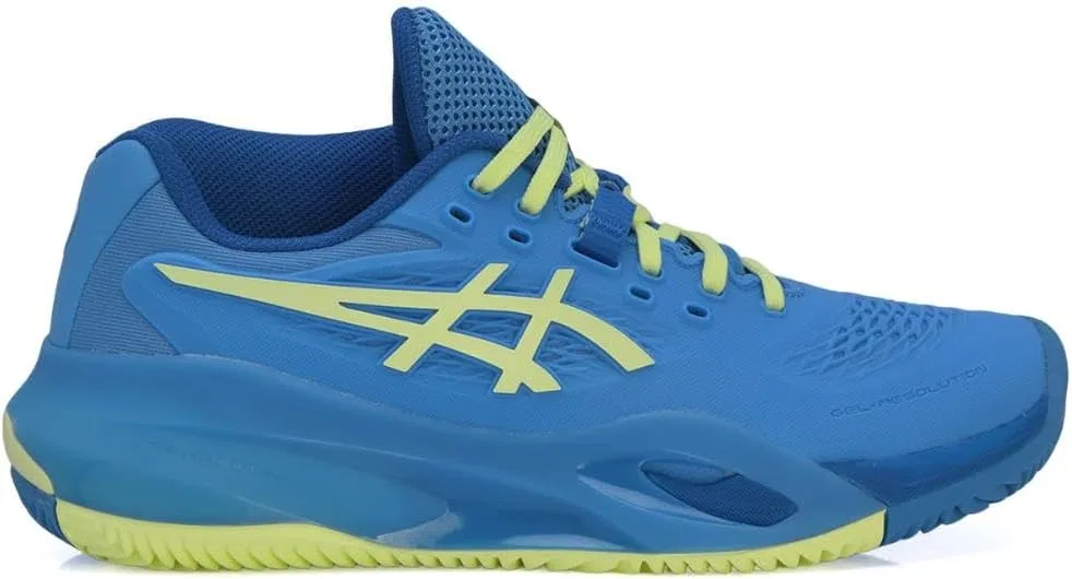 Кроссовки теннисные ASICS, Blue Coast Huddle Yellow