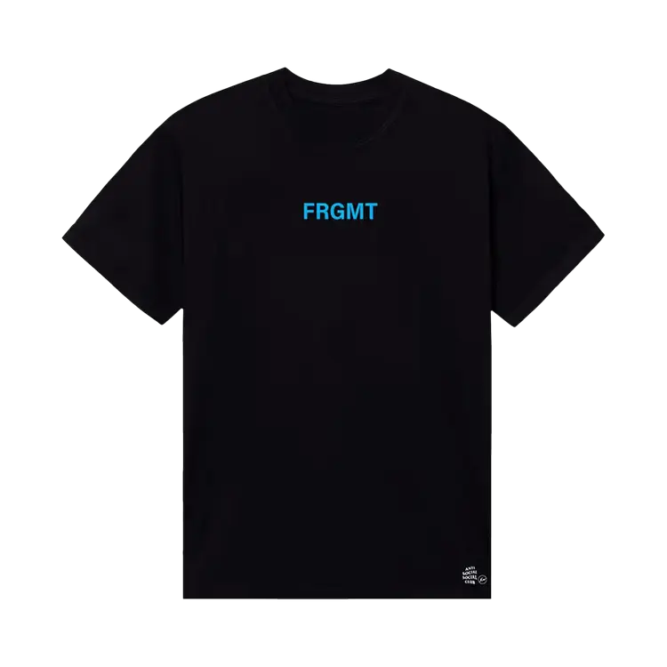 

Футболка Anti Social Social Club x Fragment Design Logo 'Black', черный