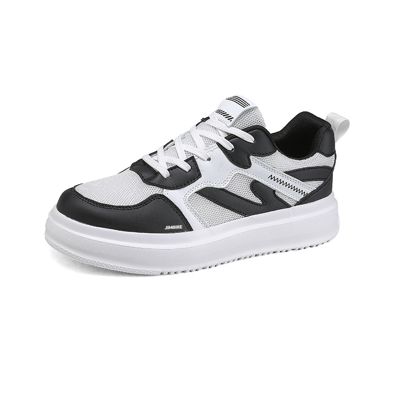 

King Jinmai Мужские скейтерские кроссовки White Black, цвет White Black