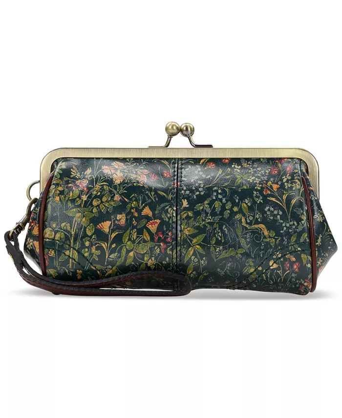 

Сумка Renna Small Leather Wristlet Patricia Nash, зеленый