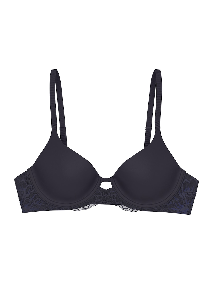 

Бюстгальтер-футболка TRIUMPH Amourette Charm, темно-серый/черный