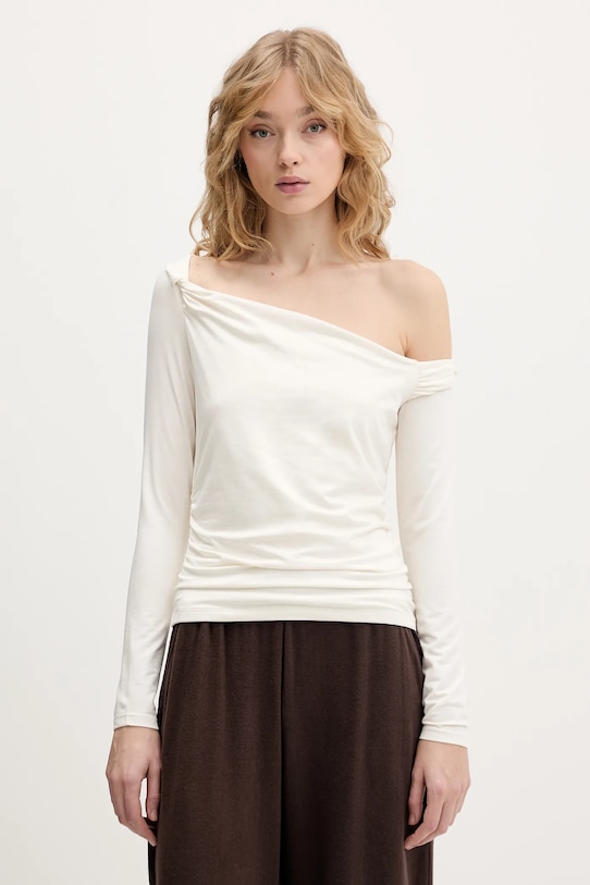 

Блуза Abercrombie & Fitch, бежевый