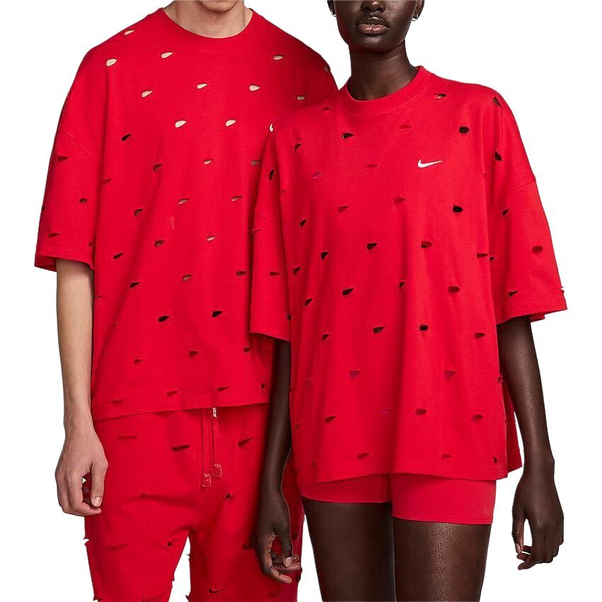 Толстовка X Jacquemus унисекс красная Nike, красный — фото 4