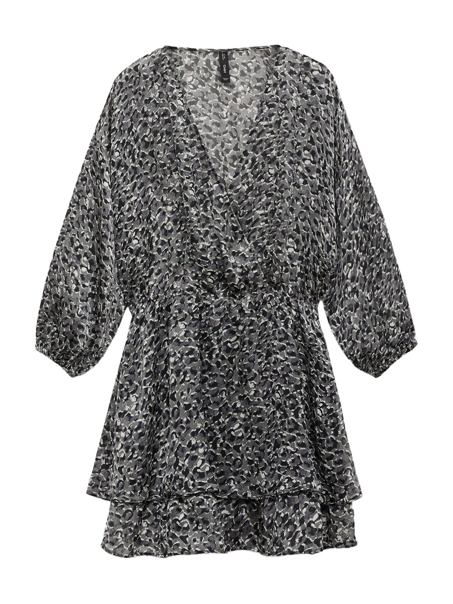 

Платье MANGO, цвет Black/mottled black