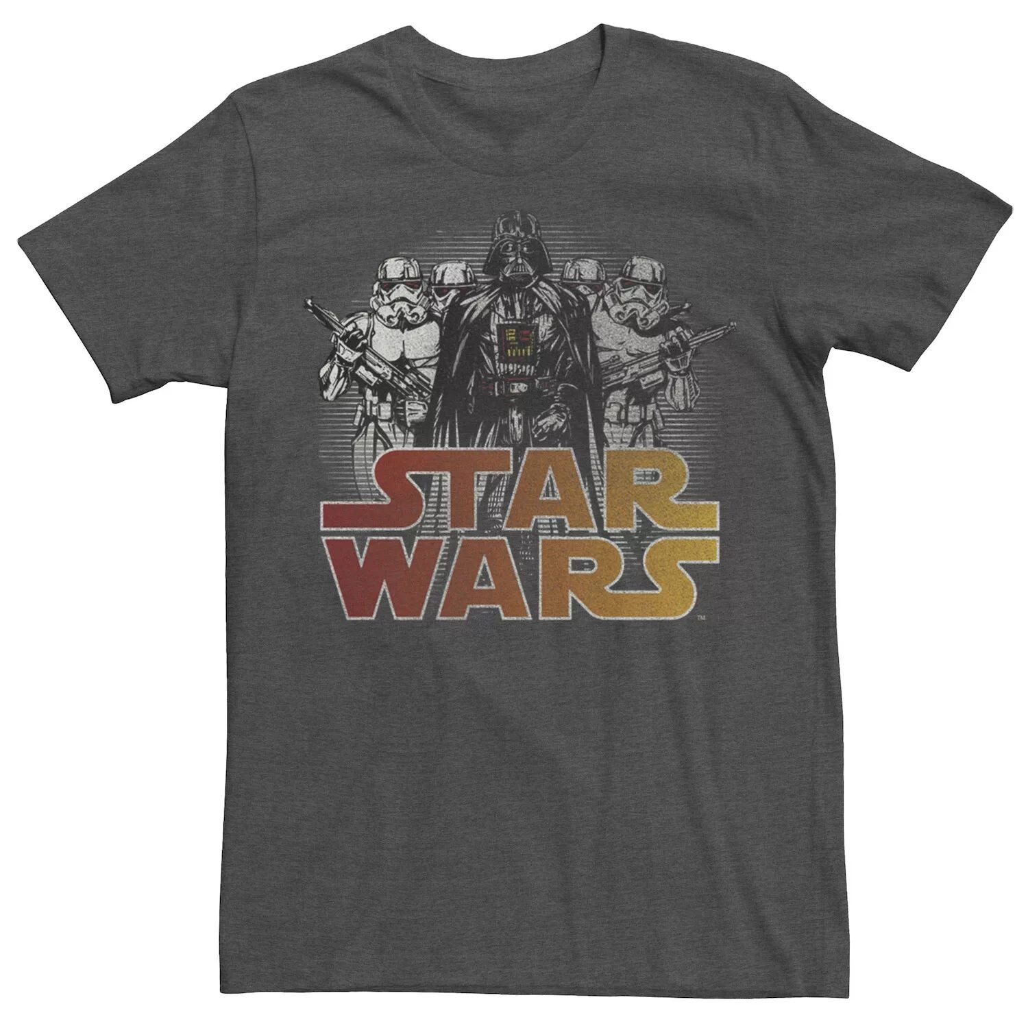 

Мужская темная футболка группы Star Wars