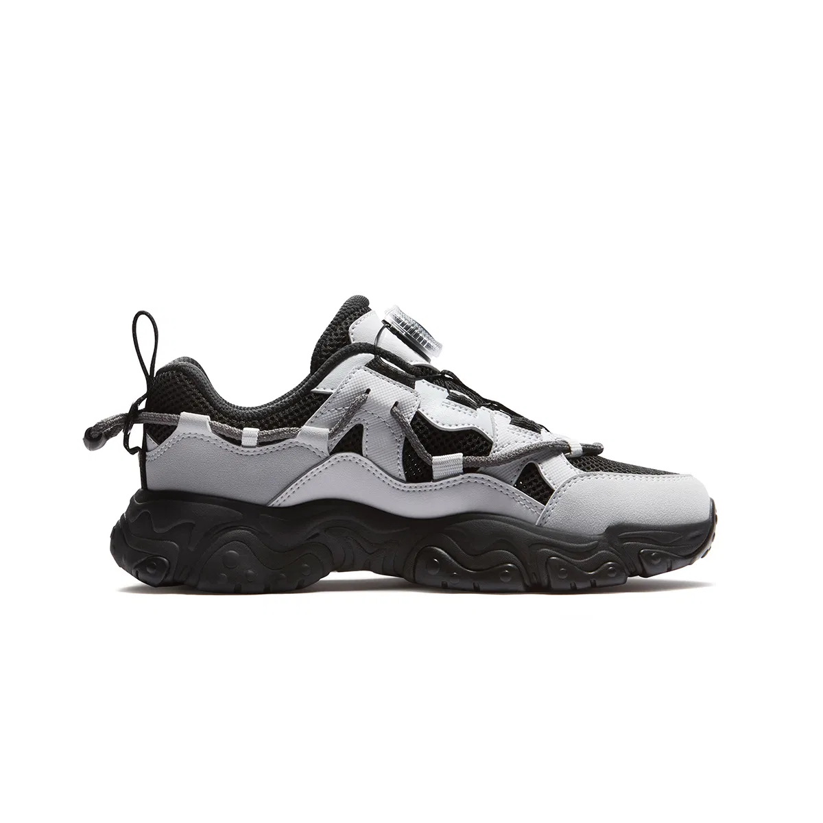 Кроссовки Fluid 5 Low Top Running Shoes Black Gray Kids' FILA KIDS — фото 3