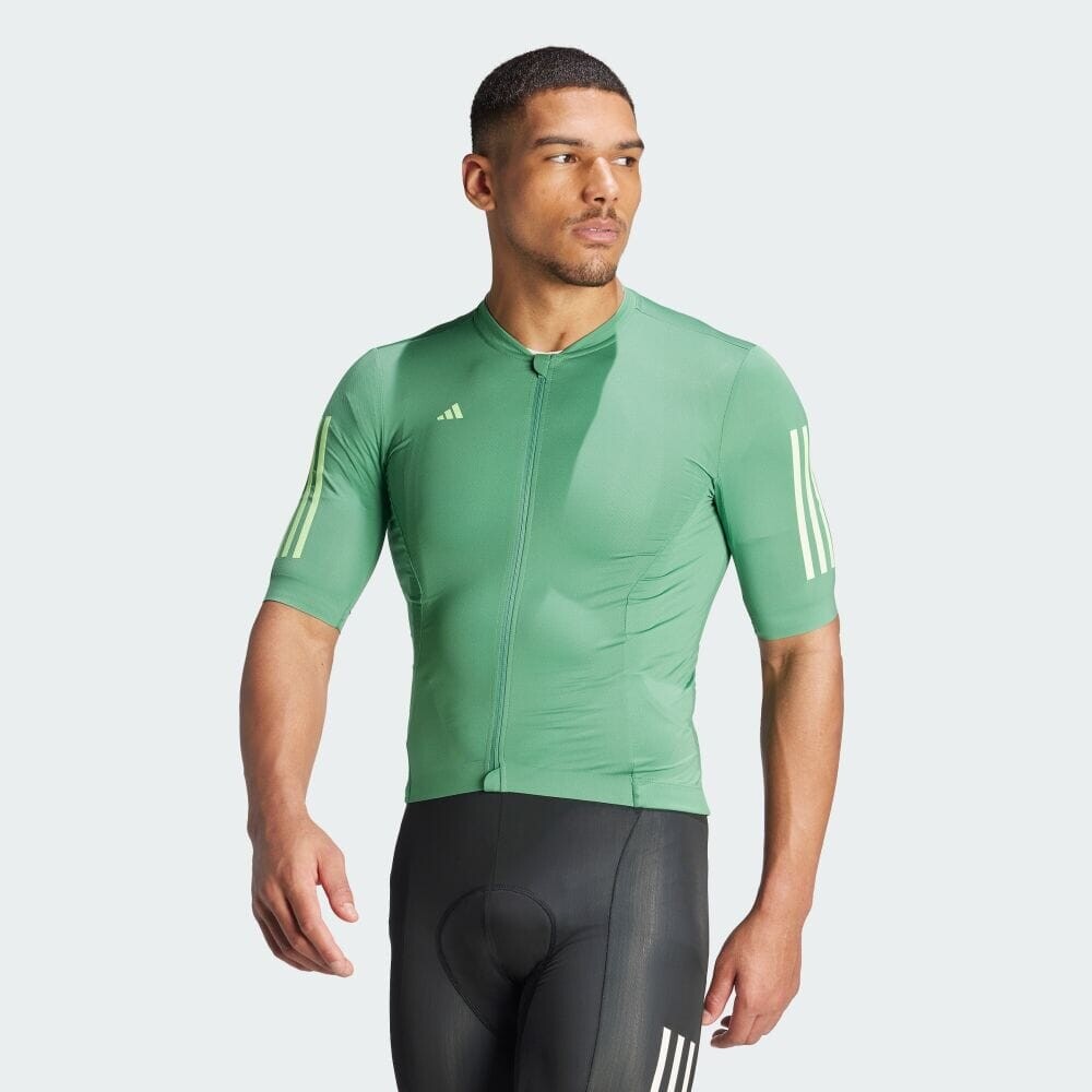 

Униформа Adidas Tempo 3 Stripes Cycling Jersey, цвет Pre-Loved Green