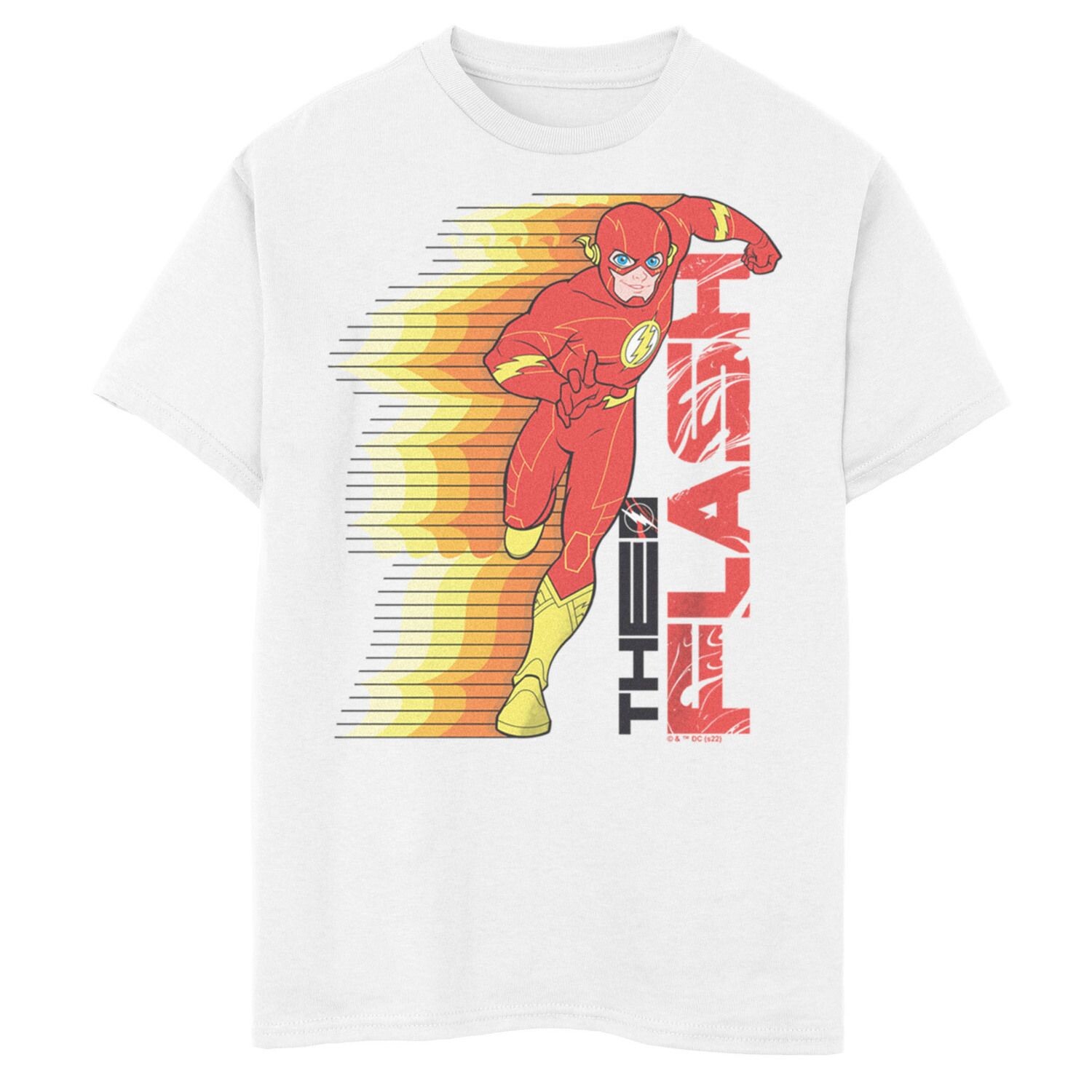

Футболка с рисунком Flash Speed ​​Runner Palette для мальчиков 8–20 лет из комиксов DC Comics Licensed Character