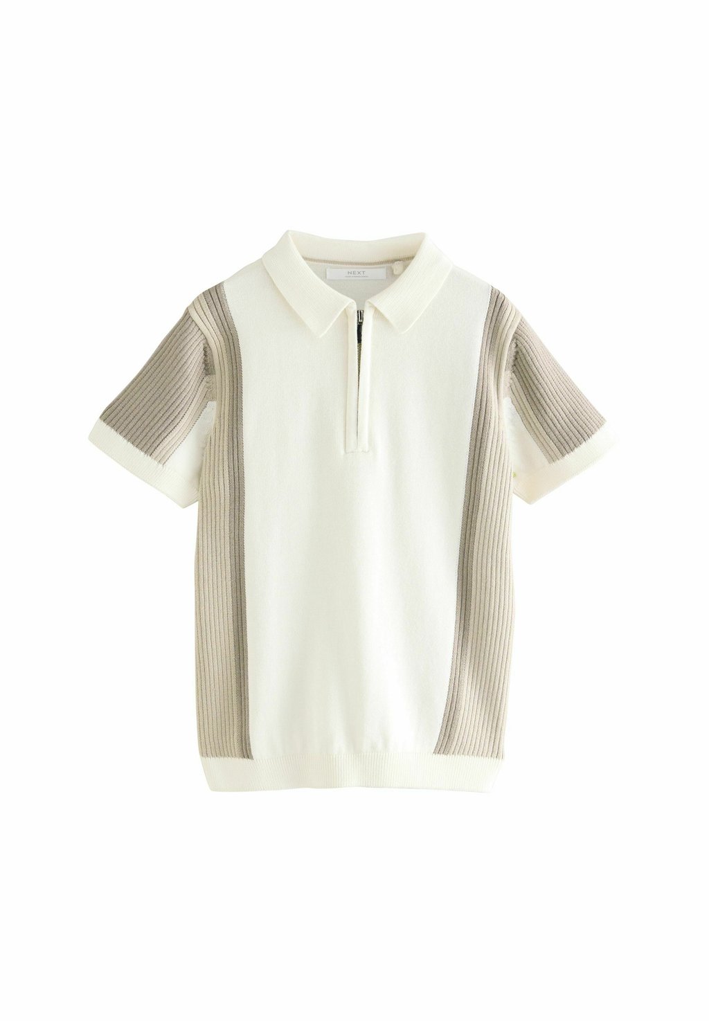 

Поло ZIP NECK Next, бежевый