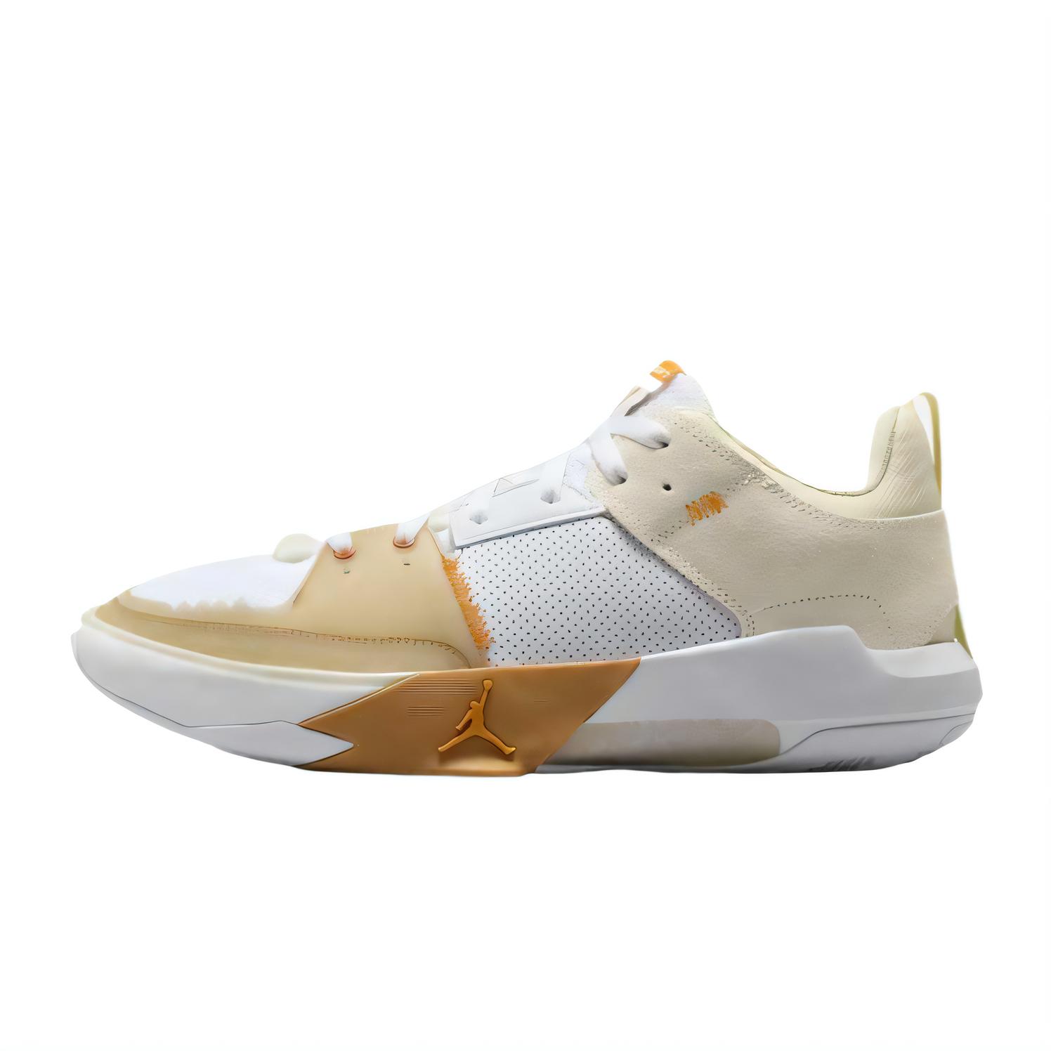 

Jordan Баскетбольные кроссовки One Take 5 Shock Absorbers Low Top, мужские, белое золото