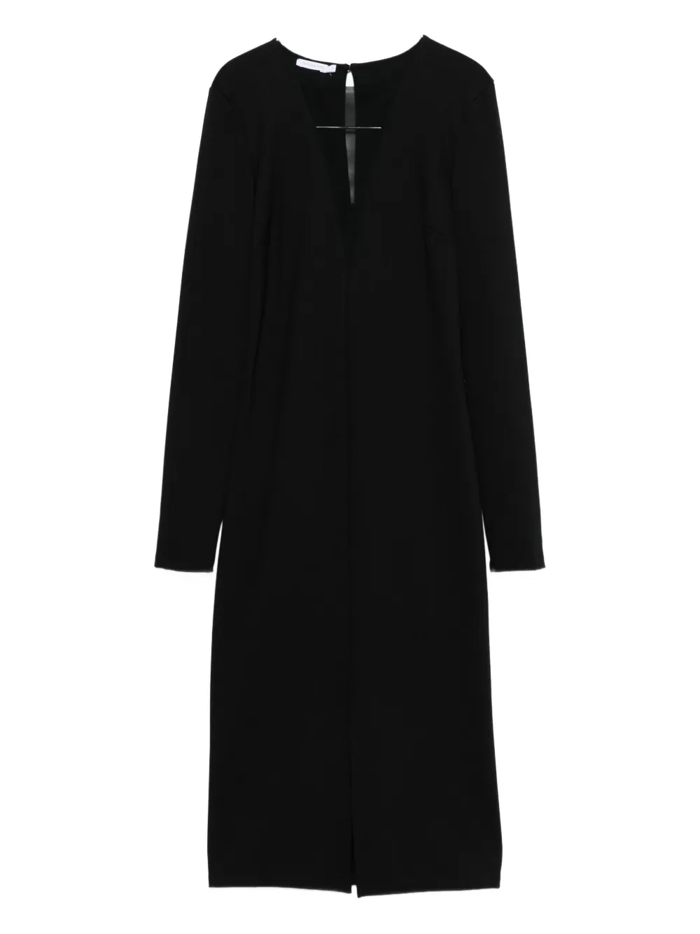 

Платье с двубортной застежкой и панелями Patrizia Pepe, черный