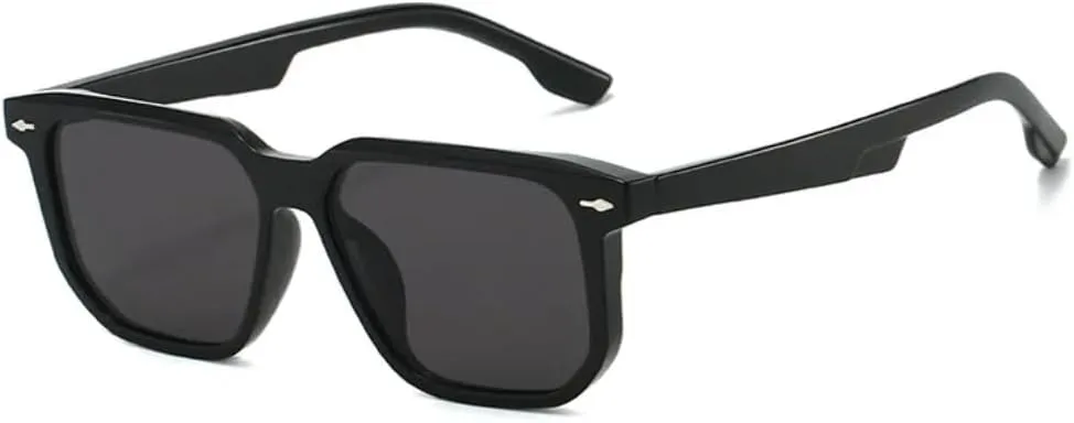 

Ретро солнцезащитные очки для женщин, модные, градиентные, мужские, трендовые, с заклепками, в стиле панк, с защитой от УФ-излучения UV400 HHZZYVY, Black