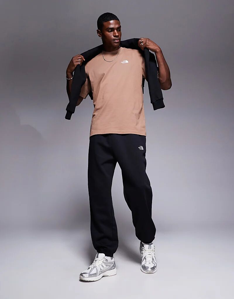 

Свободные брюки-джоггеры с логотипом North Face Essential черного цвета