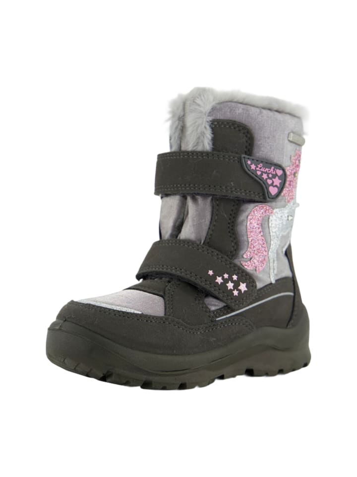 

Lurchi Серые ботинки на липучках