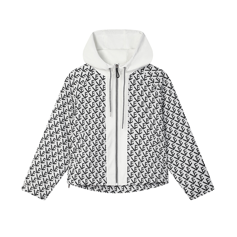 

FILA Женское пальто с принтом по всей поверхности, All over Print+Loose Fit