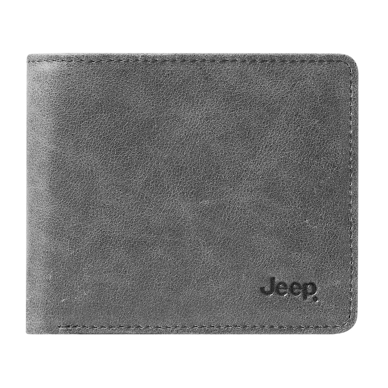 

Jeep Мужской кошелек из коровьей кожи, серый