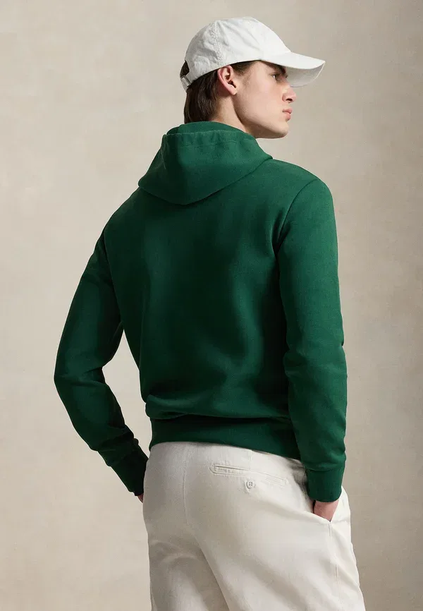 Толстовка с капюшоном двойной вязки Polo Ralph Lauren, новый лес — фото 3