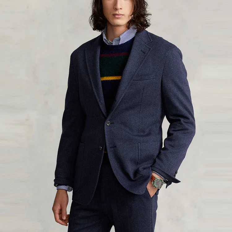 Polo Ralph Lauren Пиджак мужской Business Suit синий — фото 4