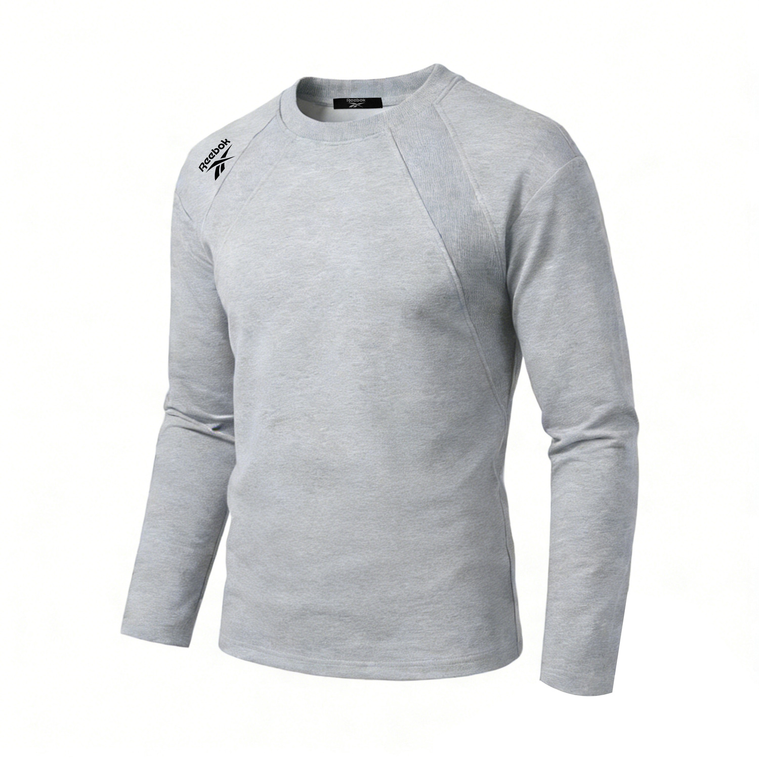 

Толстовка Unisex Hooded Moderate Heavyweight Reebok, heather серый