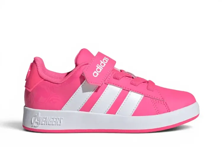 Кроссовки Marvel Avengers x Adidas Grand Court Little Kid, розовый