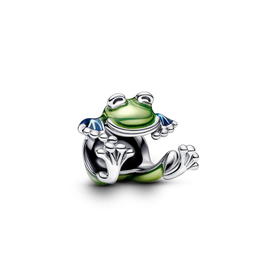 

Шарм Climbing Frog Pandora, стерлинговое серебро