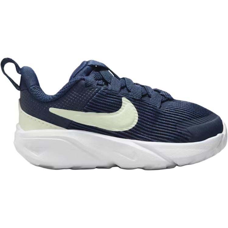 Nike Star Runner 4 нескользящие устойчивые к истиранию низкие детские ботинки Blue Infant And Toddler — фото 3