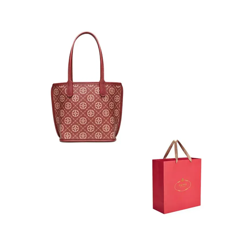 

PAYOT Синтетическая кожаная свадебная сумка из микрофибры бордового цвета, Burgundy