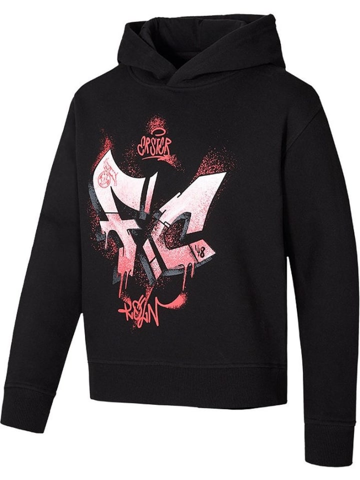 

Детская толстовка с капюшоном "Hoodie Schachtstraße" черного цвета Fußballverein 1. FC Köln