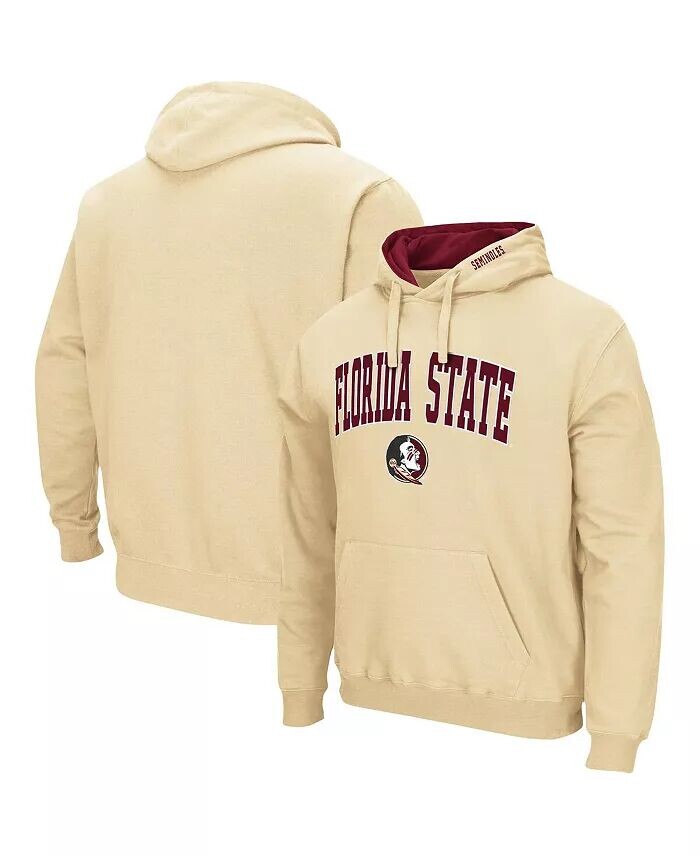 

Мужская толстовка с капюшоном Gold Florida State Seminoles Arch and Logo 3.0 Colosseum