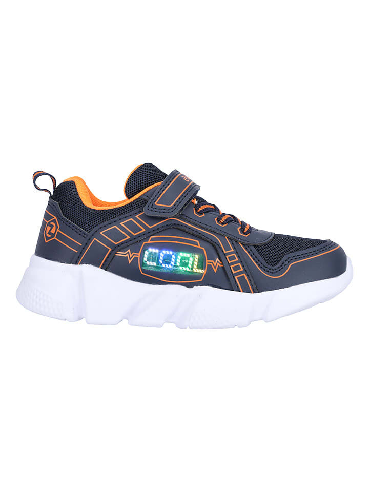 Кроссовки на шнуровке Zigzag Sneakers Brisa, цвет Dunkelblau/Orange — фото 2