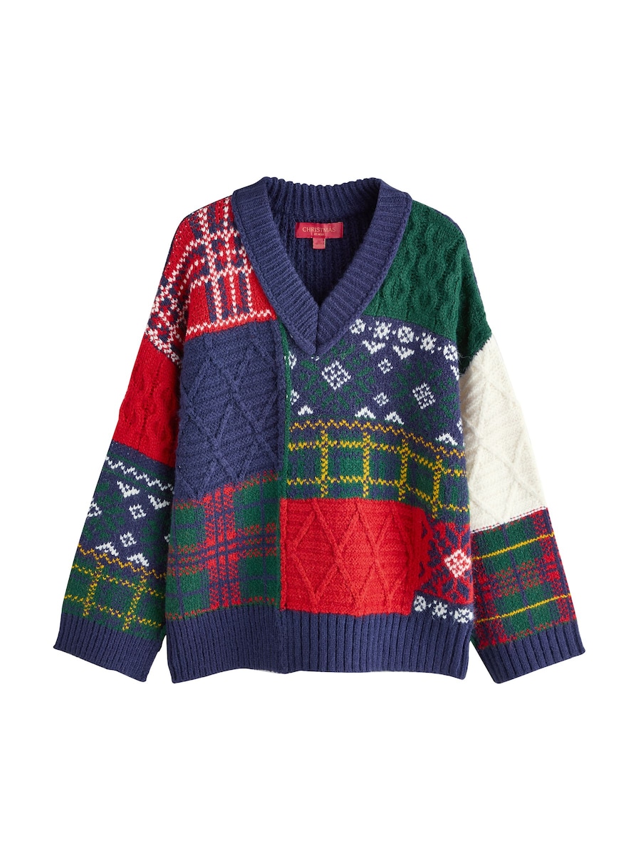 

Свитер Next Weihnacht, темно-синий