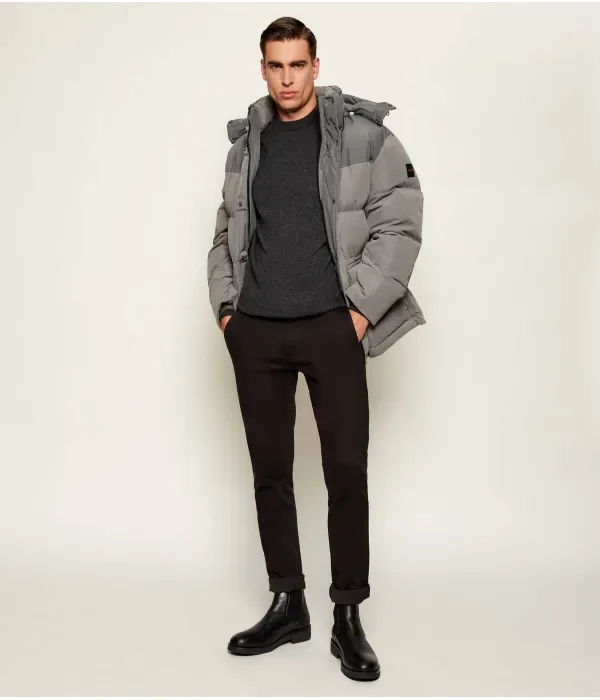Шерстяной свитер H-Hestro regular fit Boss, черный — фото 2