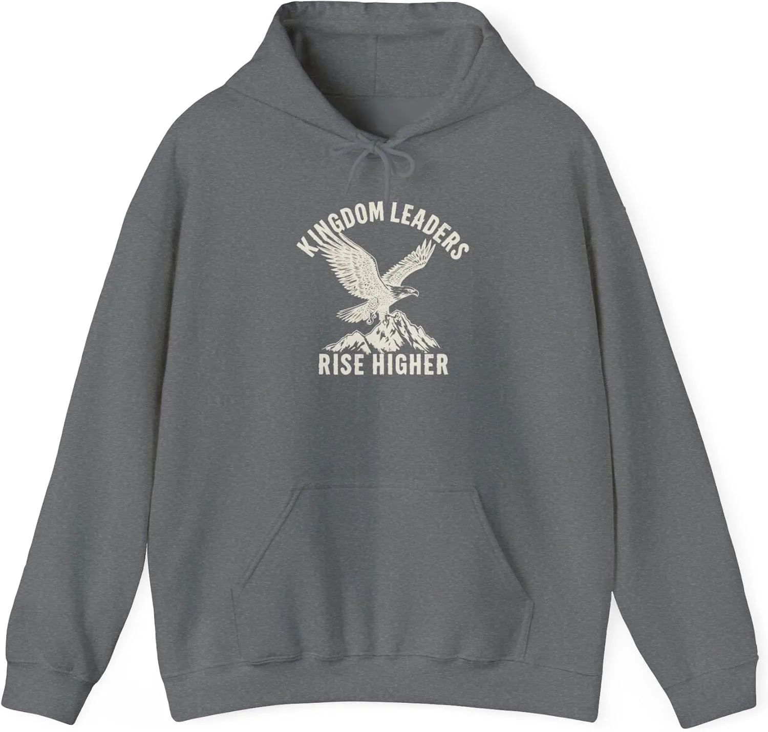 

Толстовка Kingdom Leaders Rise Higher с мотивирующим дизайном Eagle Mountain Good Vibes Alpha