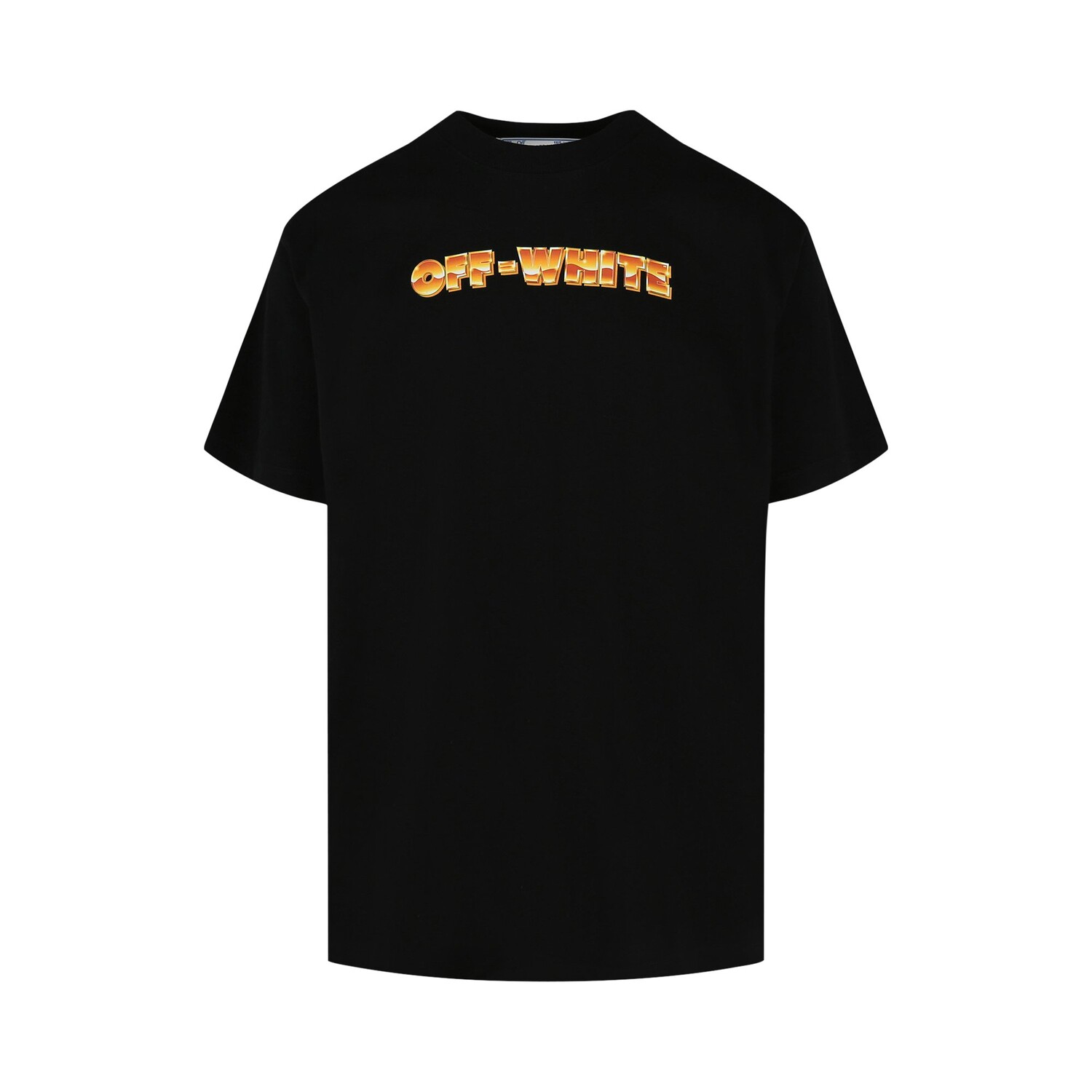

Футболка с круглым вырезом Off-White Arrows, цвет Черный/Оранжевый