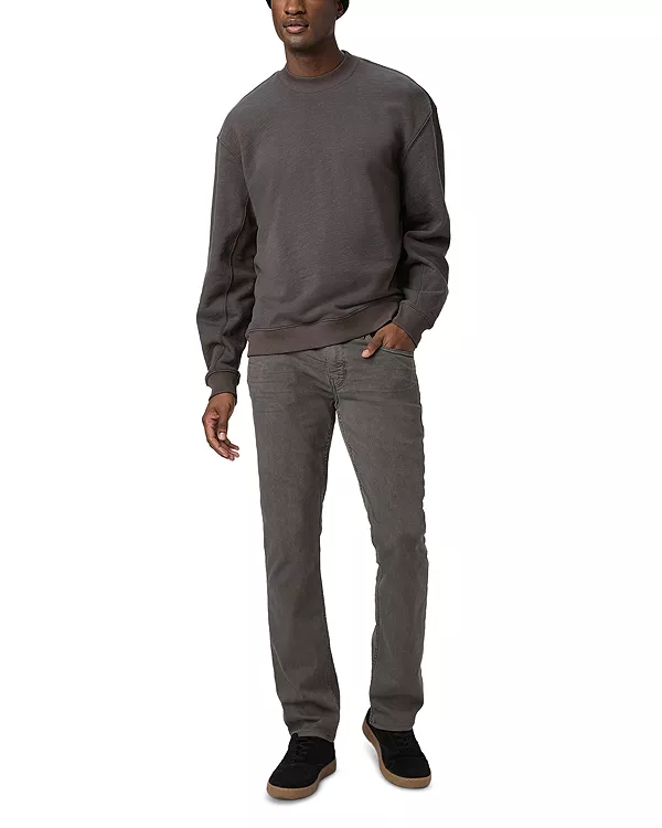 

Джинсы Federal Slim Straight в винтажном цвете вулканического пепла Paige, серый