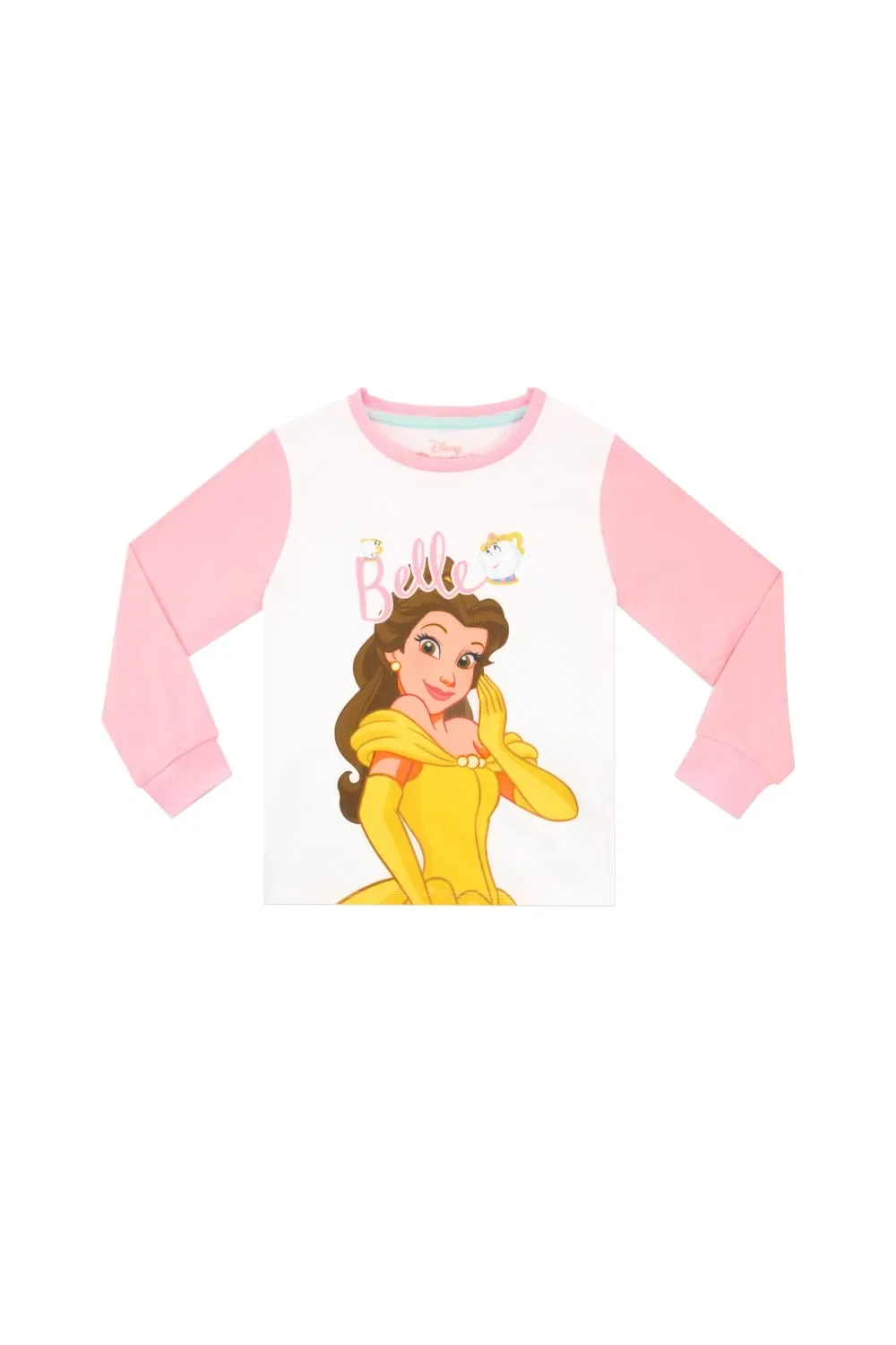 Пижама Disney Princess 2шт Ариэль и Белль, розовый — фото 2