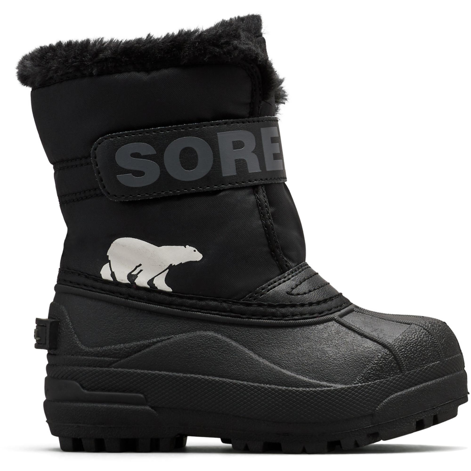 

Детские сапоги SNOW COMMANDER Sorel, Black/Charcoal