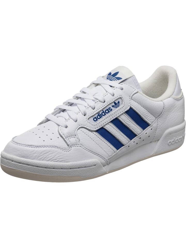 

Кроссовки на шнуровке adidas, цвет white/blue/off white