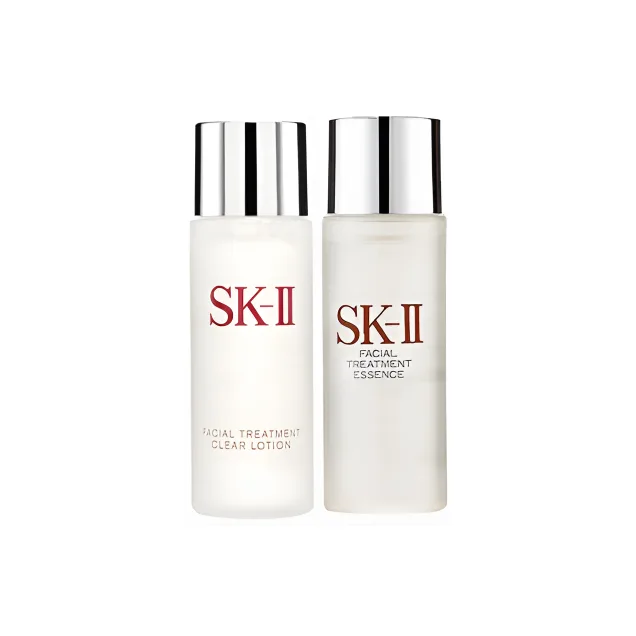 SK-II Набор пробников SK II Goddess Water Clear Lotion и крем-сыворотка Red Bottle для увлажнения и подтяжки кожи, Fairy Water 30ml + Clear Fragrance 30ml